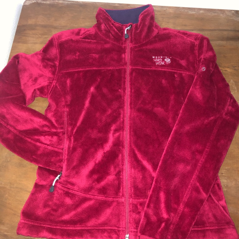 Mountain hardwear fuscia pink fleece xs